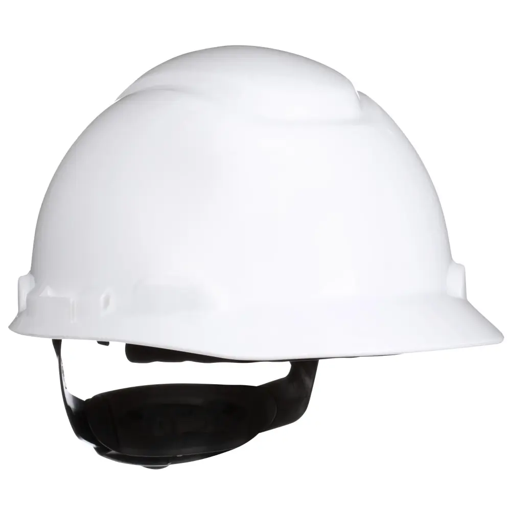 3M™ SecureFit™ Tough Hat H-701SFR-UV, White, 4-Point Pressure Diffusion Ratchet Suspension, Uvicator