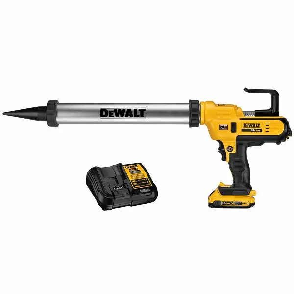 DeWalt 20V Max 300 To 600 ml Sausage Assortment Adhesive Gun Kit, DCE580D1