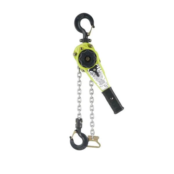 All Material Handling X5L Lever Hoist 1-1/8 US Ton x 05'Lift Self Locking Hooks, X5L02250-05L