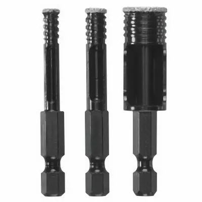 Bosch All-Purpose 3 pieces Diamond Hole Saw Set, 2610004944