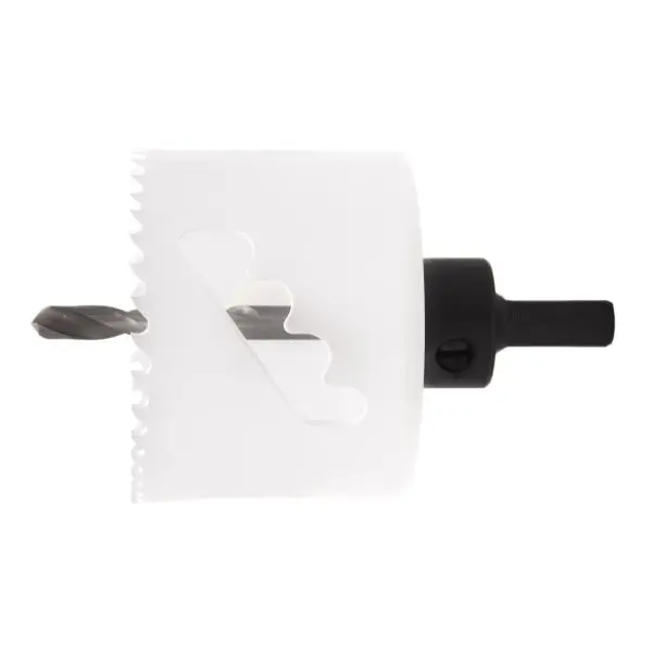 MIBRO 2 5/8-inch Bi-Metal Hole Reciprocating Saw Mandrel and Pilot Impact Drill, 961801