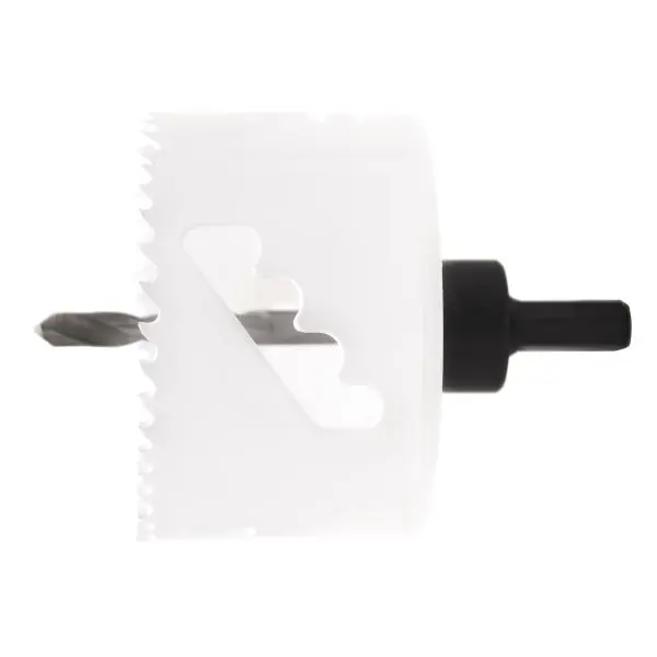 MIBRO Smooth 3-inch Bi-Metal Hole Saw Mandrel and Pilot Drill, 962531