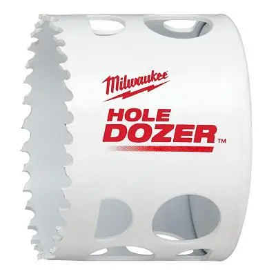 Milwaukee Solid 2-1/2" Hole Dozer Bi-Metal Hole Hacksaw, 49-56-9631