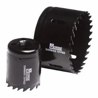 MK Morse Carbide-Tipped Hole Power Saw, 2-3/8" Cutting dia, 1-1/2" Cutting Depth, Arbor Required (Sold Separatel...