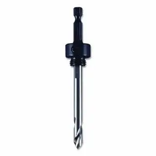 MK Morse Hole Hand Saw Arbor, 1/4" Hex, 1/4" Arbor dia, 1/2"-20 Thread, Quality Pilot Arbor, MA24