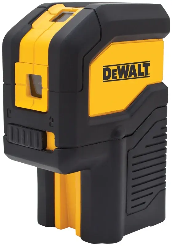 DEWALT DW08302-QU Laser Level, 100 ft, 1/4 Accuracy, 3-Beam, 3-Dot, Cherry Laser (Class II Laser)