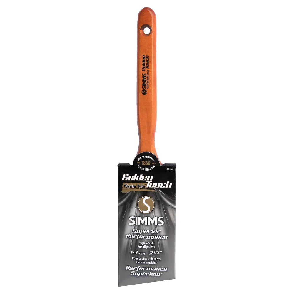 Golden Touch Angular Paint Brush, 2-1/2'' Handcrafted