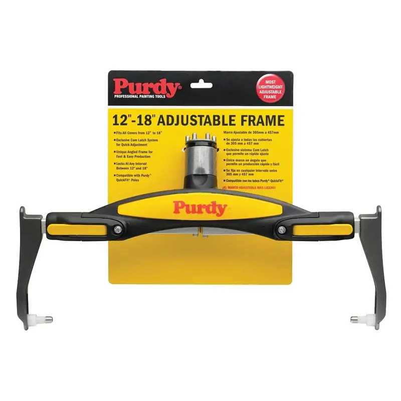 Purdy Revolution 14A753018 Premium Tunable Frame, 12 to 18 L Roller, Plastic Handle