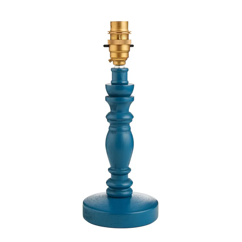 Barley Table Lamp - Satin Marlin Cobalt Paint
