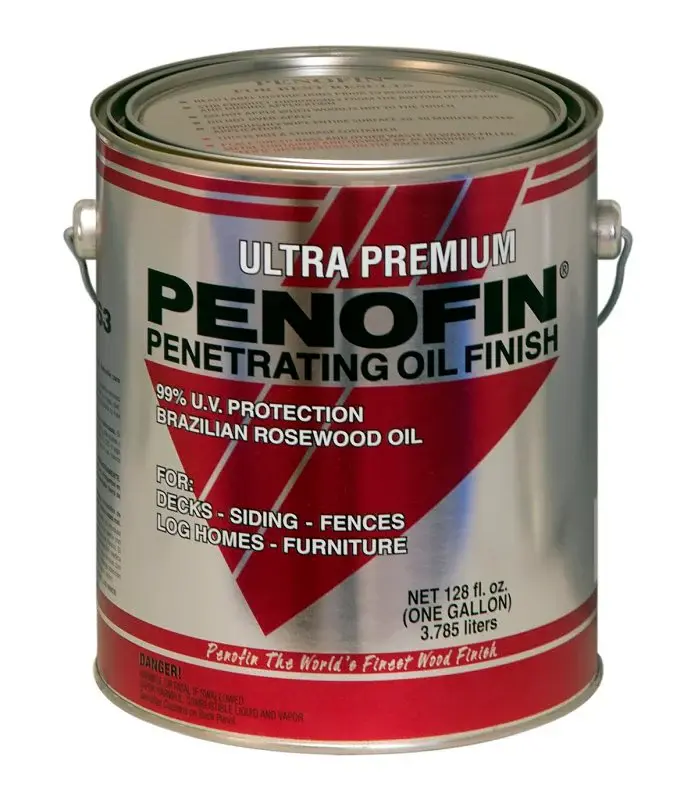 Penofin Red Label Series F5MHIGA Ultra-Premium Stain, Transparent, Hickory, Liquid, 1 gal Can