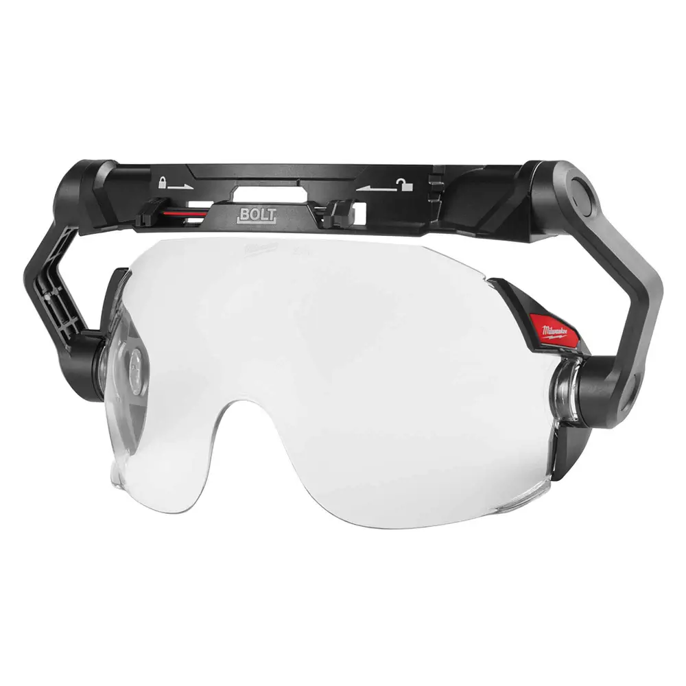 Bolt Eye Visor Tough Hat, Double-Layer Clear Lens