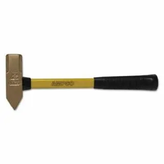 Ampco Securety Tools Cross Peen Engineer's Tack Hammer, 1-1/2 lb, 14 L, H-40FG Ampco Safety Tools
