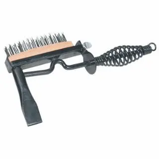 BEST WELDS Chipping Hammer, 280 mm L, Chisel Attached Brush, Spring Handle, 900-000A
