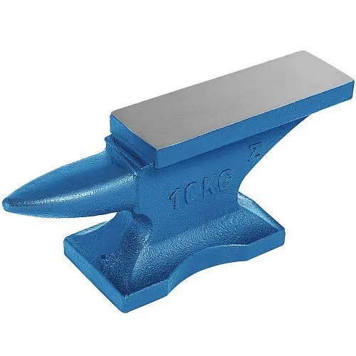 VEVOR 22 lb Anvil Ebonysmith Cast Malleable Iron 10 kg Round Horn Heat Treated Metal Forging, TZ10KGTZ000000001V0