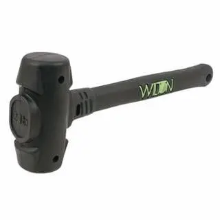 Wilton Dead Blow Claw Hammer, 2 Lb Head, 14 Handle, Steel/Vulcanized Rubber, Gray, 55214