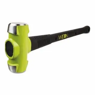 Wilton Updated B..S.H Unbreakable Handle Sledge Hammer, 10 Lb Head, 24 Ergonomic Handle, 21024