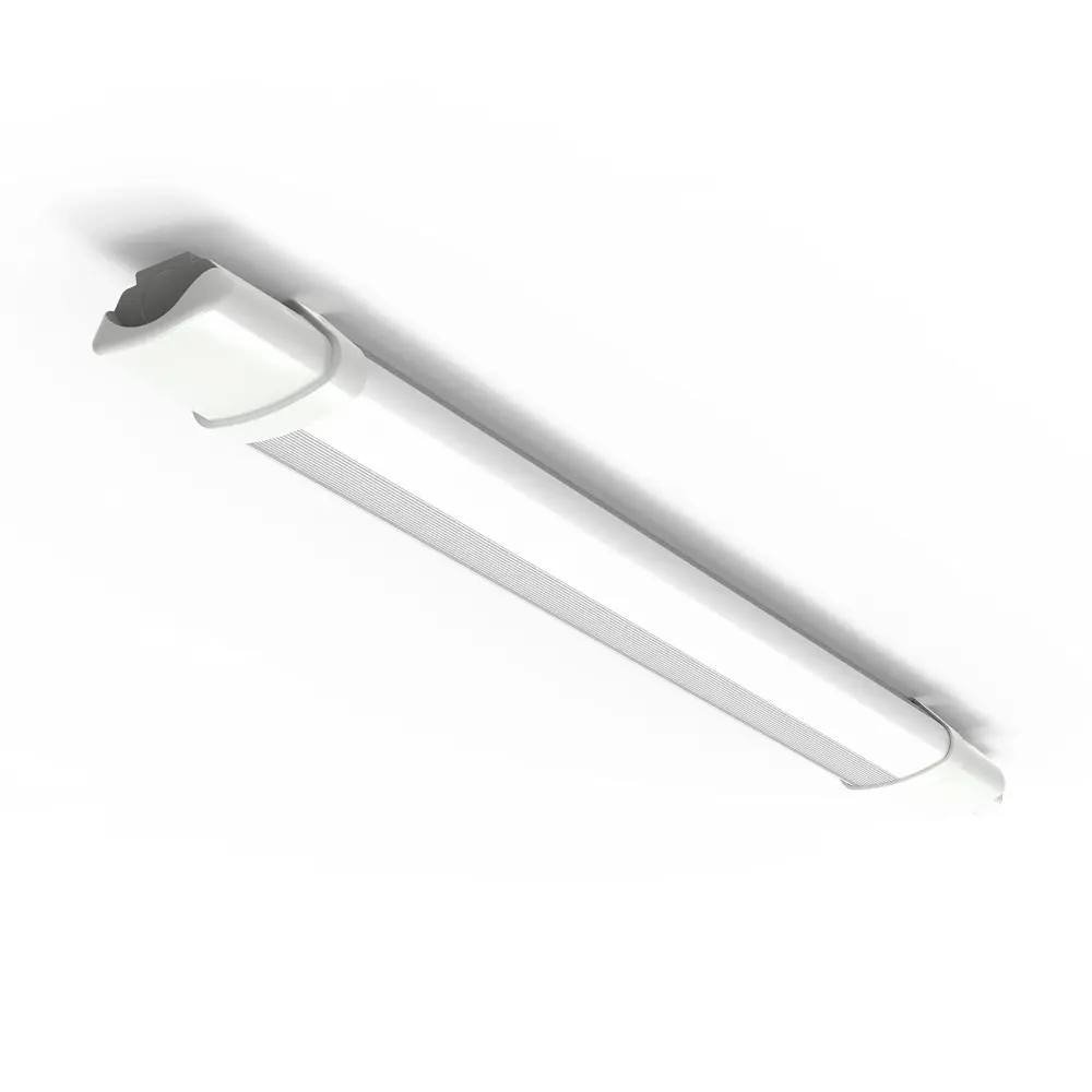 4lite Indoor Or Outdoor Twin LED Absolutely Weatherproof Batten 4ft/1200mm Length IP65 40w 5200lm Polycarbonate Body Cool ...