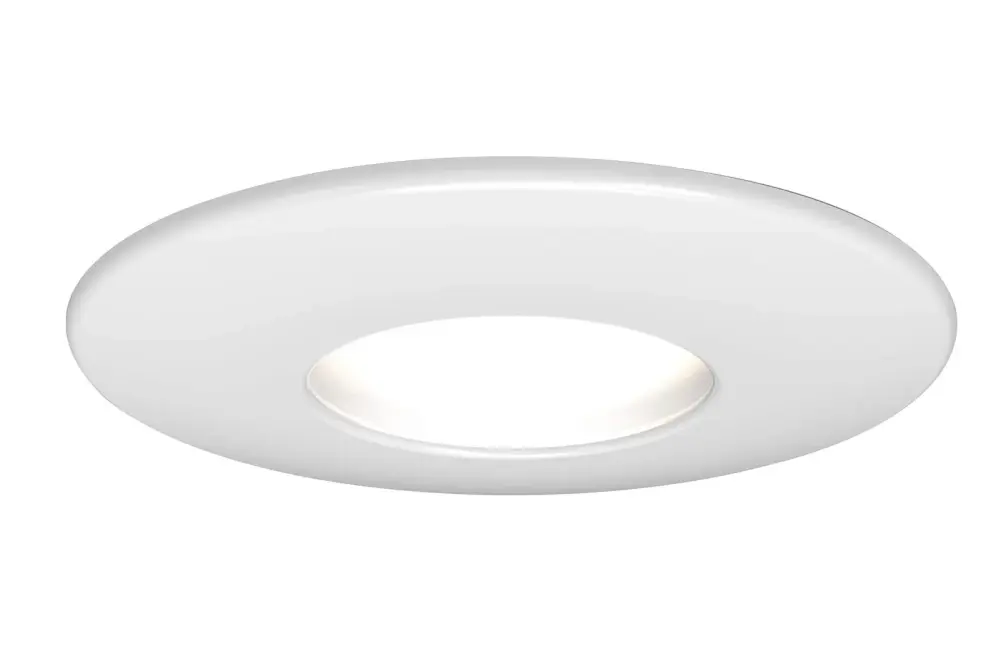 4lite Smart Wiz Connected IP20 GU10 Fire Rated Downlight 4.9w 345lm WiFi Bluetooth Dimmable Matt White Bezel Cool Ivory Wa...