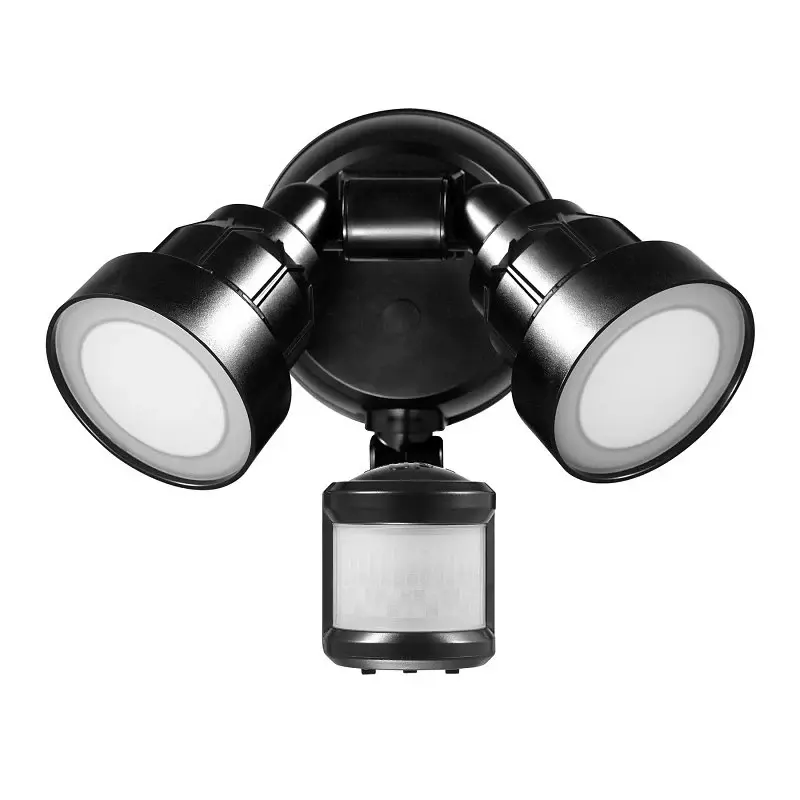 globe 17000202 Security Flood Light, 120 V, LED Lamp, Bright Ivory, 1400 Lumens, 4000 K Color Temp, Plastic Fixture