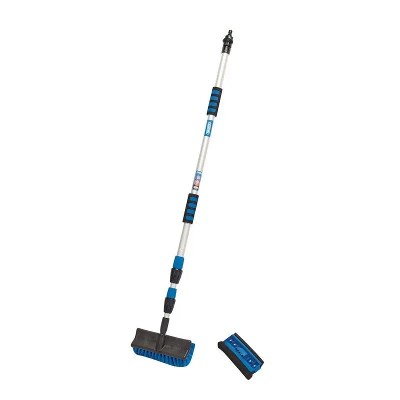 String Job Site Draper TWB3/3M Telescopic Washing Brush, 3m (2 Piece) - (02169)