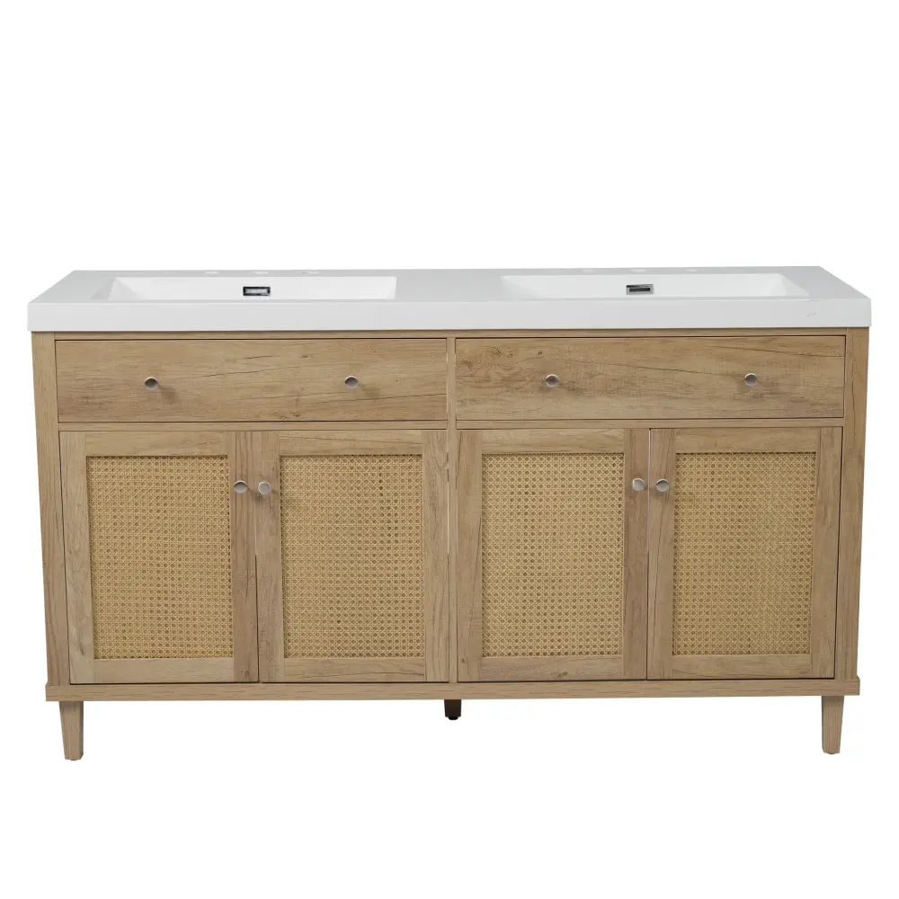 Bathroom Vanity Double Sink, Roomy Storage Space