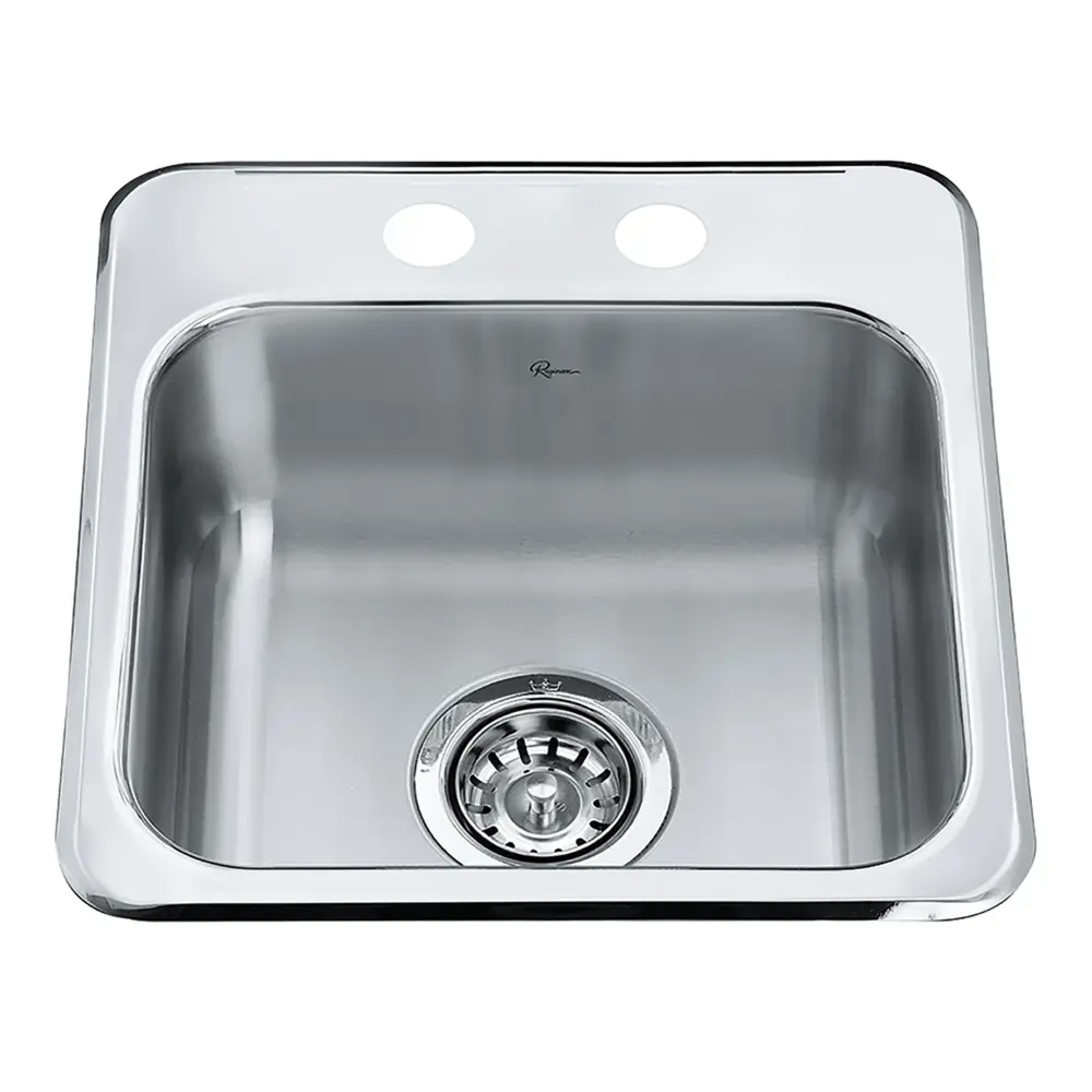 Commercial Grade Reginox Bar Sink ,15-1/8'' x 15-7/16'' x 6''