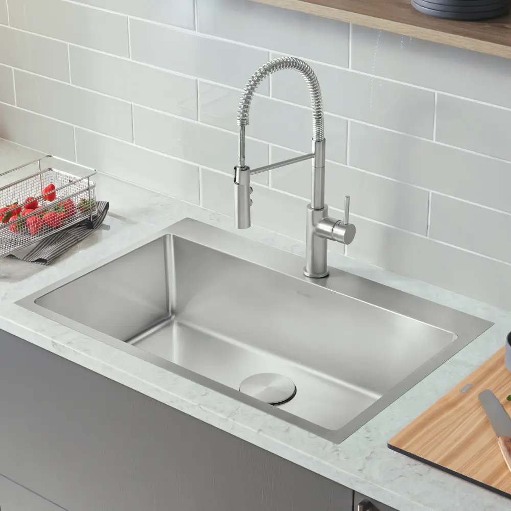 QUATRUS R15 SUPER INDIVIDUAL single bowl drop- kitchen sink