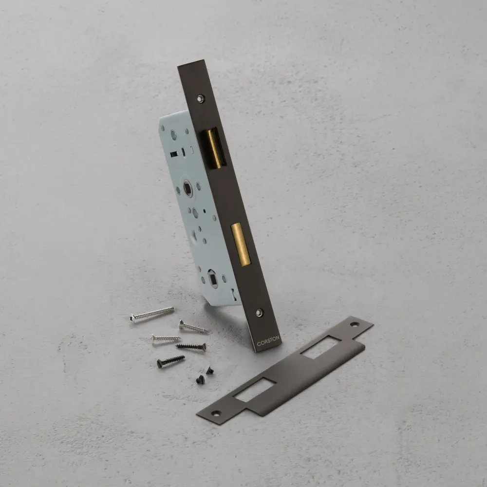 Bathroom Mortice Lock 60mm – Copper-brown
