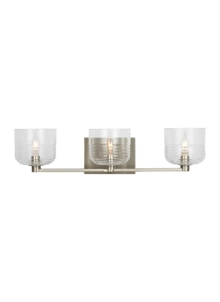 Brushed Nickel Bathroom Fixtures-Visual Comfort & Co. Studio Collection-DJV1113