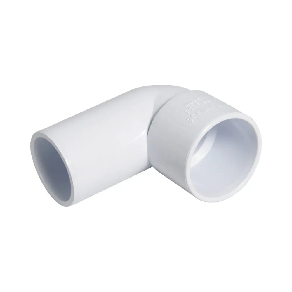 FloPlast ABS Solvent Weld 90' Conversion Bend 40mm Pearl
