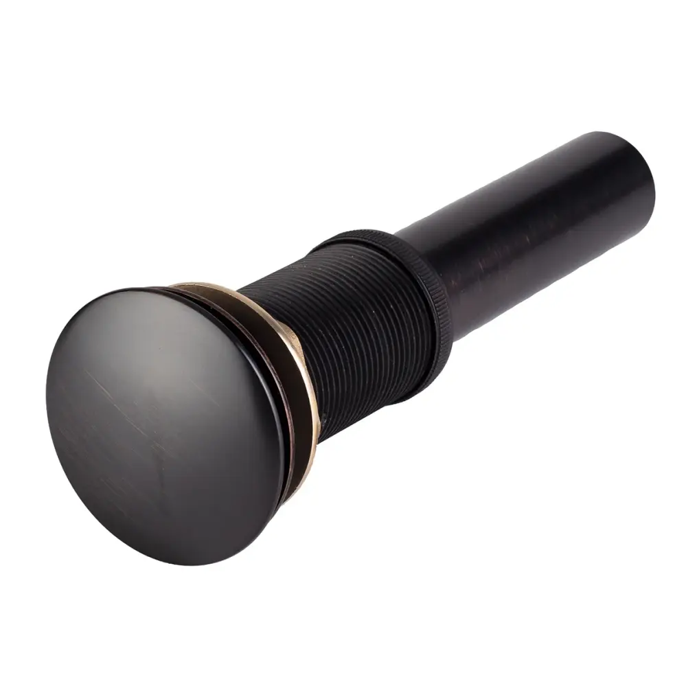 1.75 . Push Pop-up Vessel Sink Drain without Overflow Oil Rubbed Bronze- 40N-ORB