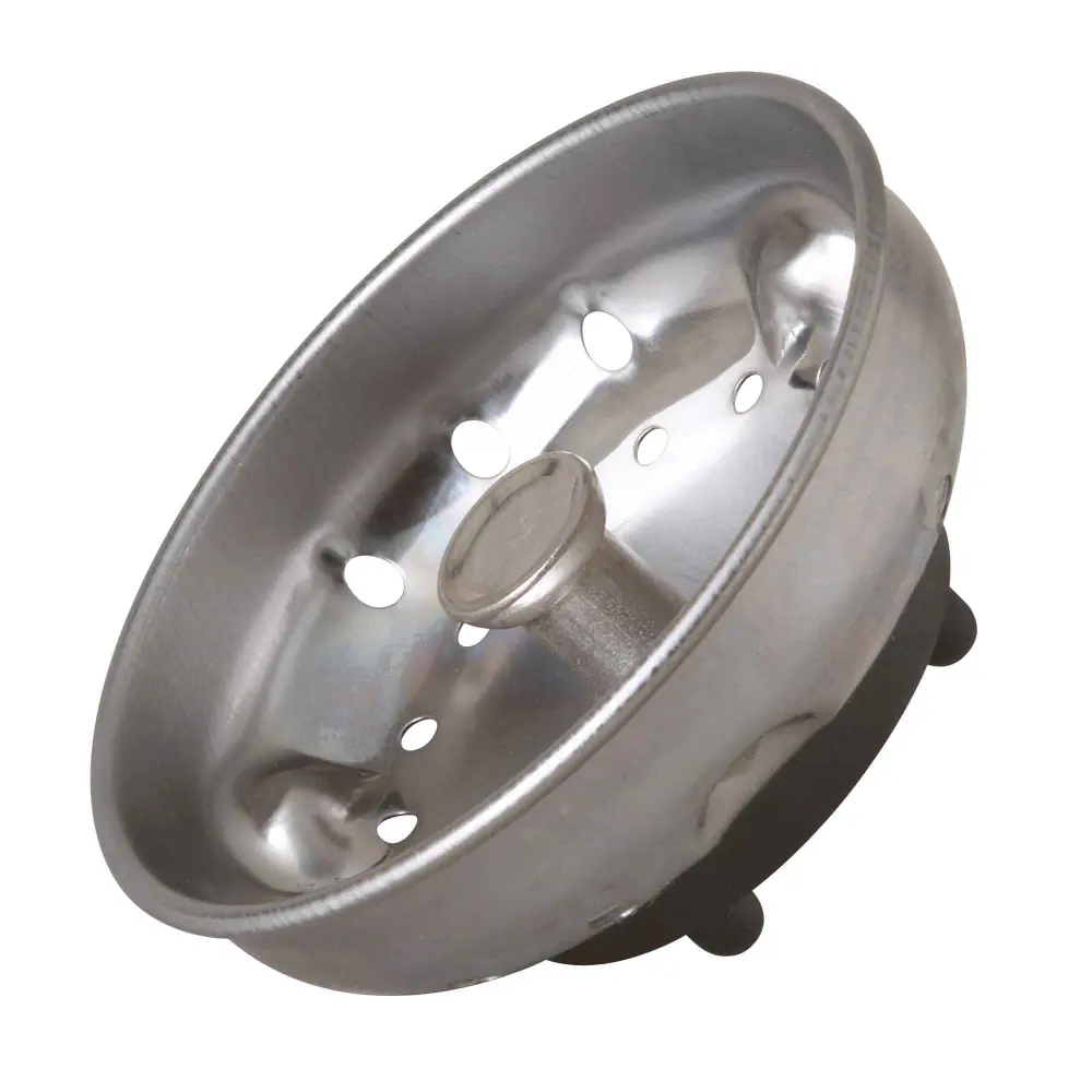 Locking Kitchen Sink Strainer Basket, Stainless Alloy