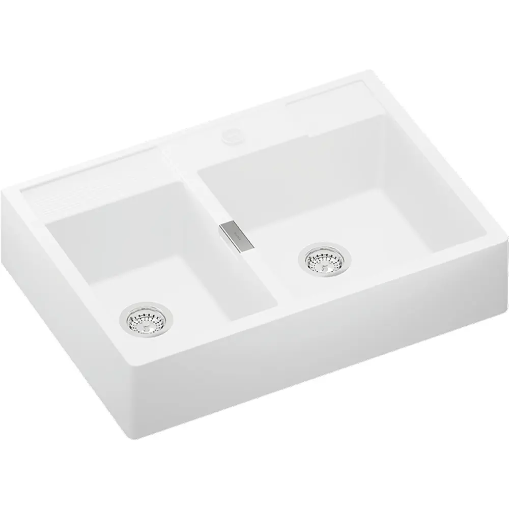SCHOCK: Sink Stone Kallio M 175, made CRISTADUR® OLIVE LINE Day Greenline 87296 89.8 cm