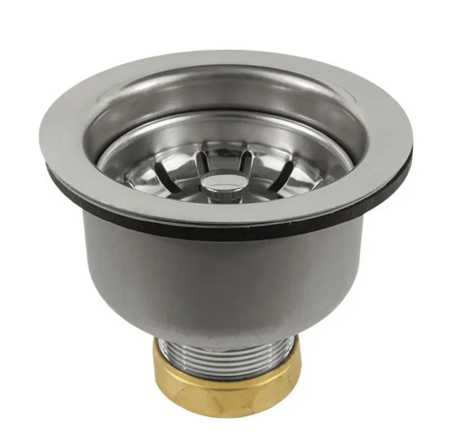 SNAP-N-LOC RUST-RESISTANT STEEL DEEP SINK STRAINER-JOMAR