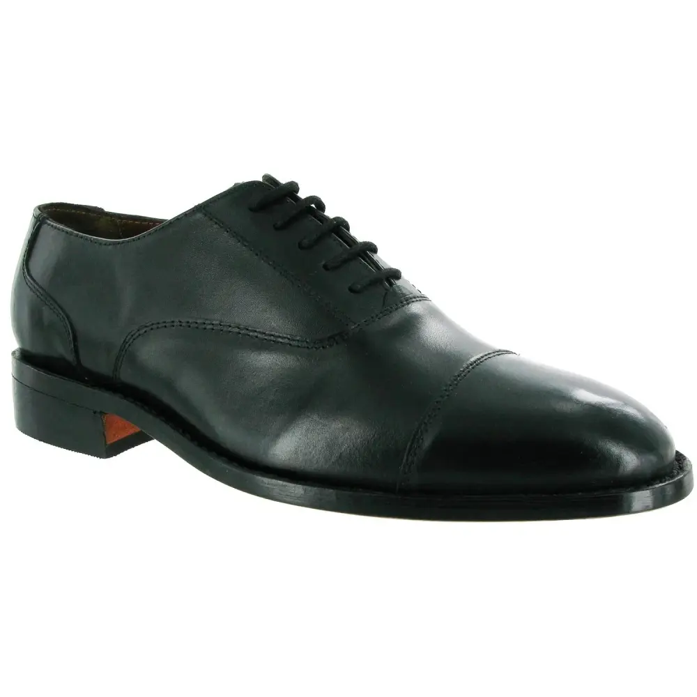 Amblers James Leather Soled Oxford Dress Shoe - Ebony (10874-12149)