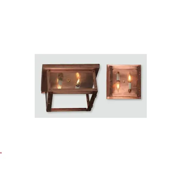Energy Efficient LED Standard Flush Mount Warm-toned Lantern
