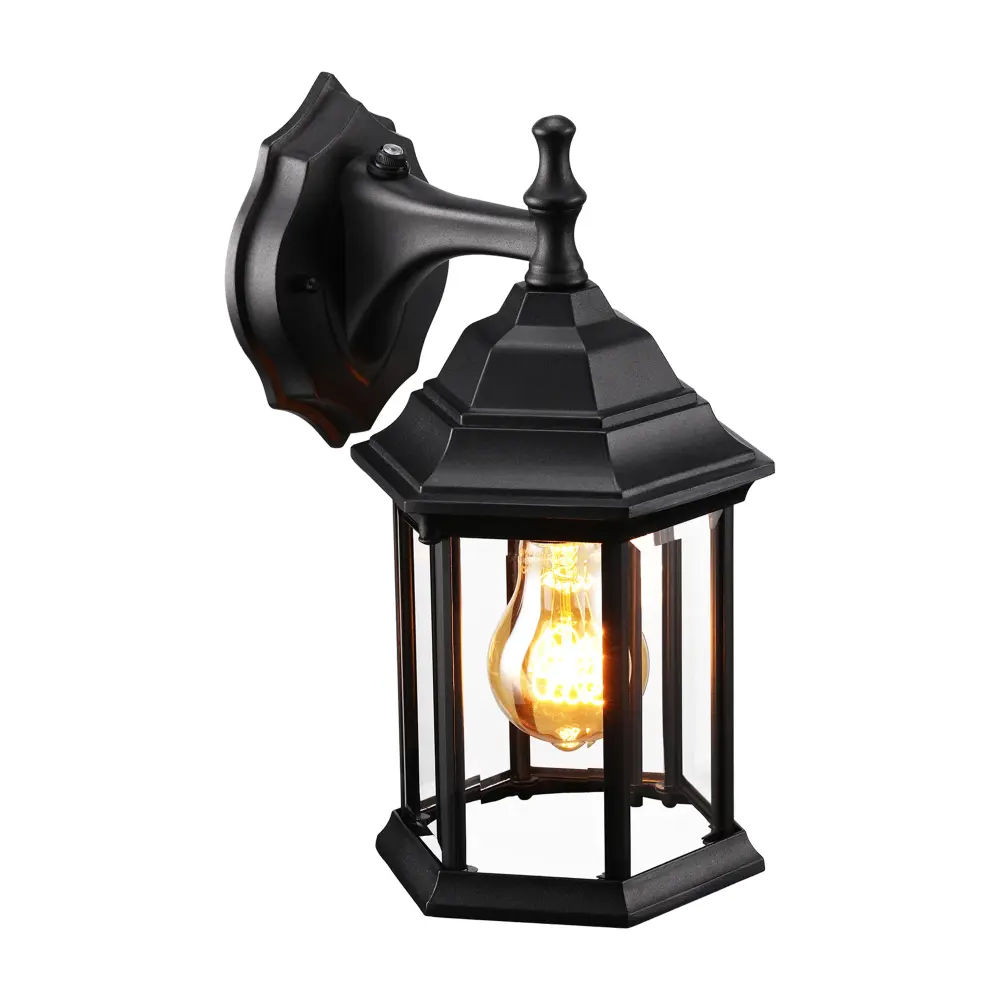 Hexagen™ 11" Outdoor Wall Lantern - 100W E26 Socket Included