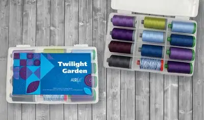 Aurifil Twilight Garden Thread Set - 12 thread adjust TM12LS004