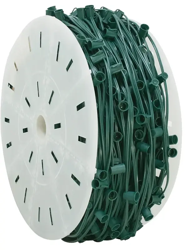 Hometown Holidays C91000GC-12 Cord Buoyant, C9 Lamp, 1000 ft L