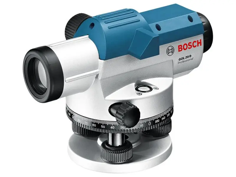 Bosch GOL 20 D Professional Optical Level Adjust Tripod Mount & Case