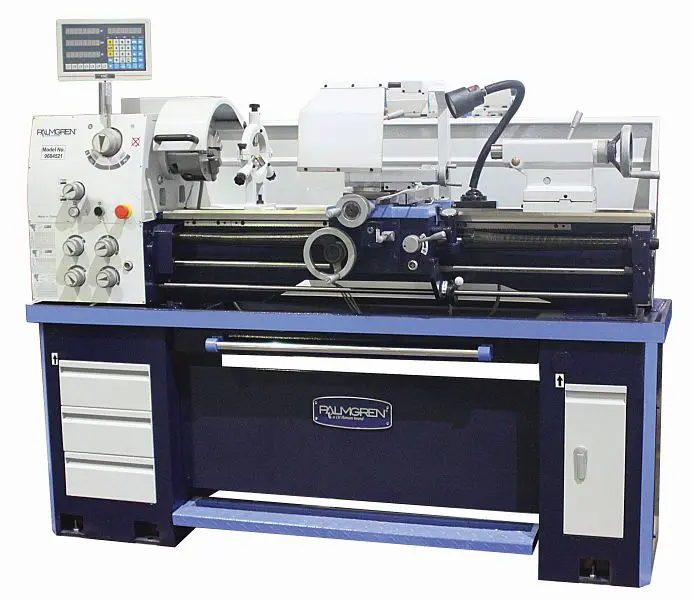 Palmgren Dependable Lathe 14x40 Dlx 2" Bore 460V, 9684552