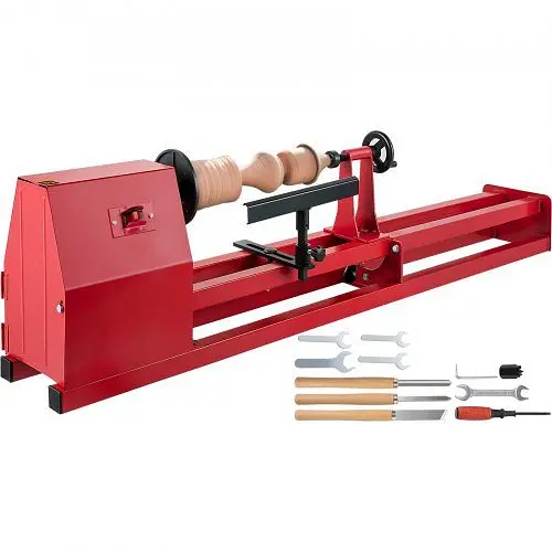 VEVOR Benchtop Wood Turning Lathe 14" x 40" 400W 4-Speed Home Workshop Machine, MGCCMCS1000-10001V1