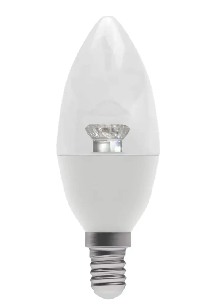 Bell Dimmable LED Candle 4W SES Clear Cool Ivory