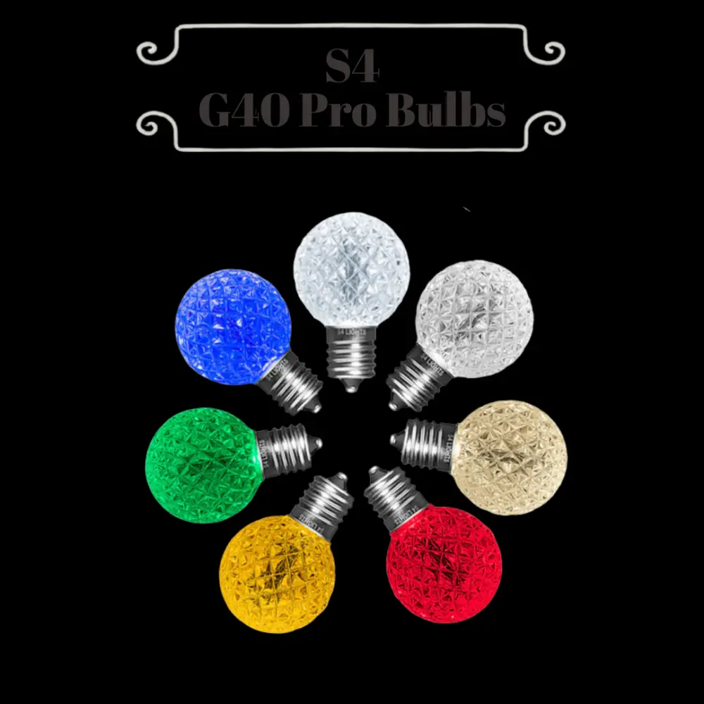 Bulbs - G40 Pro Bulbs Faceted LED Tunable White