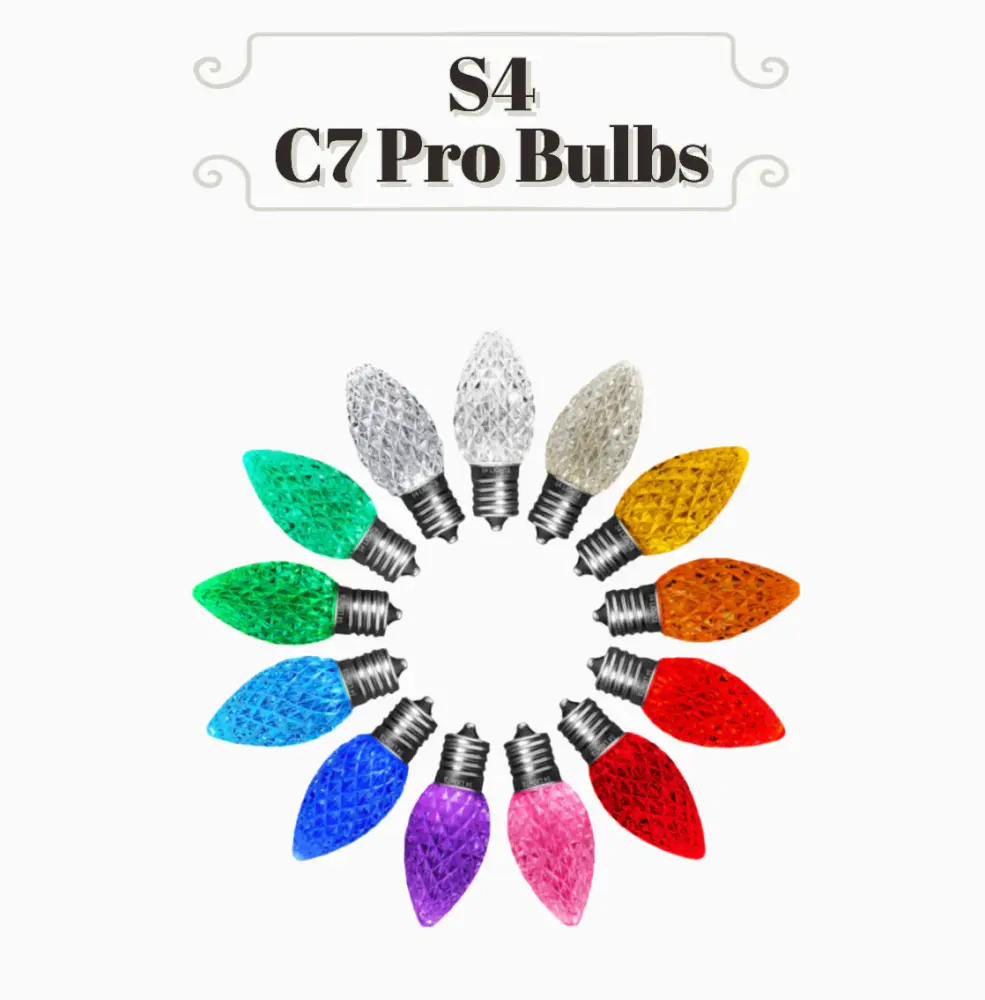 Bulbs - C7 Pro Bulbs Faceted LED Art Galleries