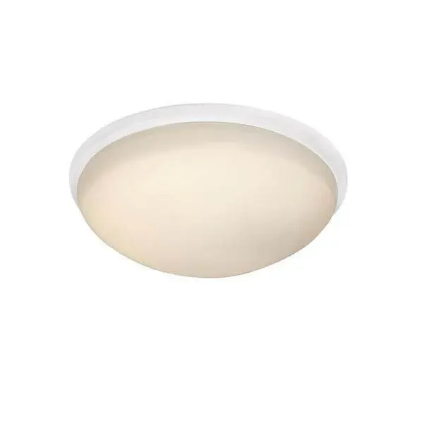 Trans Globe 18 Watt White Integrated LED Flush Secure Damaged Box Remote Control
