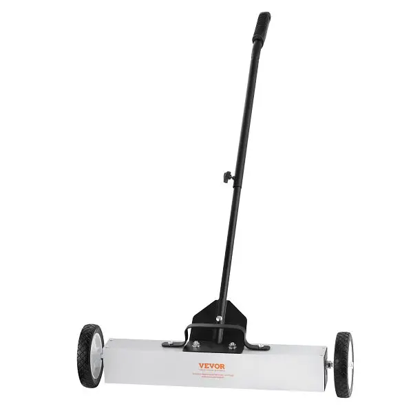 VEVOR 50Lbs Coiling Magnetic Sweeper Wheels, Push-Type Magnetic Pick Up Sweeper, TLSCXQSQT2450BUQBV0