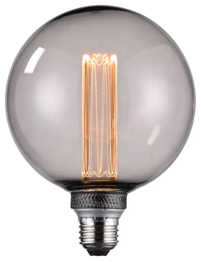 ESCENA Artist Series LED Globe Decorative Airy Bulb - 3.5W - Smoke Gray