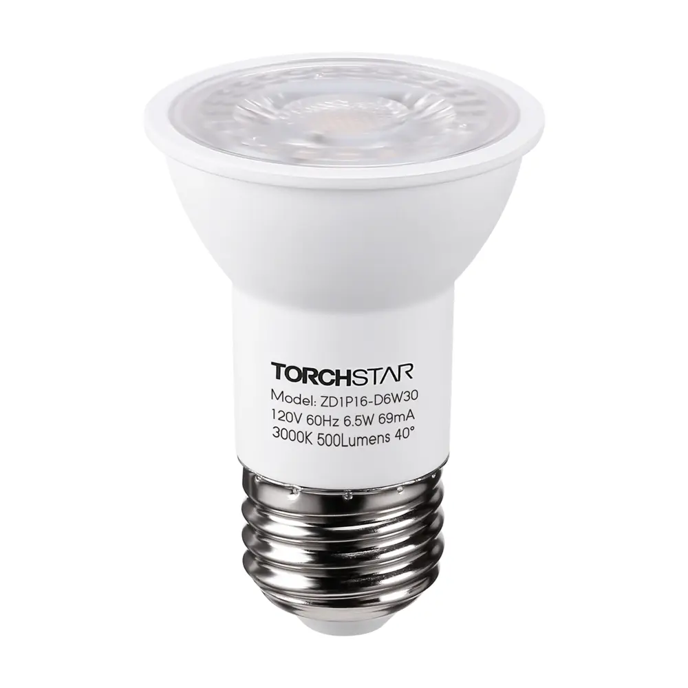 E-series 6.5W PAR16 LED Bulb - 3000K/4000K/5000K