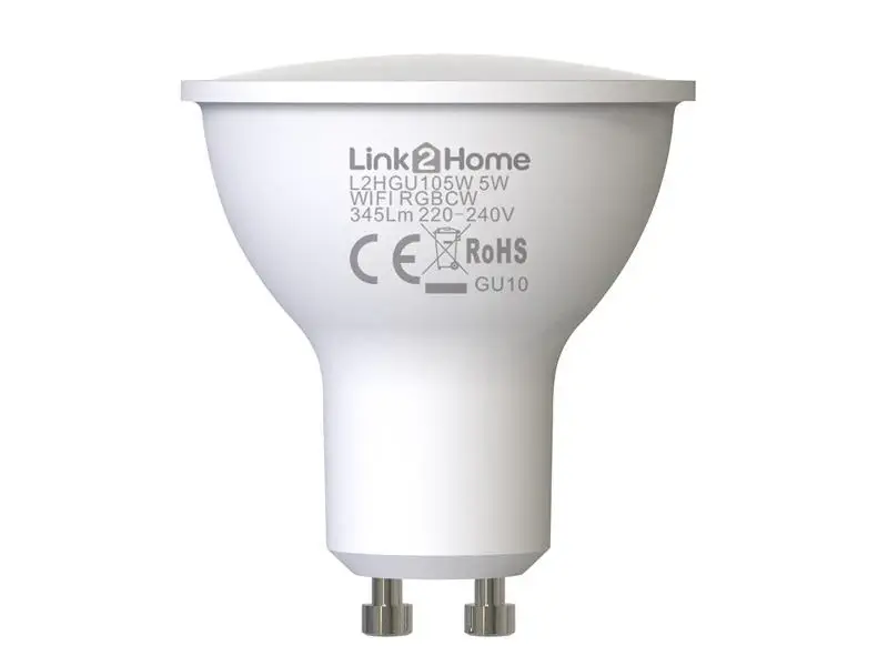 Link2Home Gu10 Wi-Fi Led Lamp Rgb Pack 4